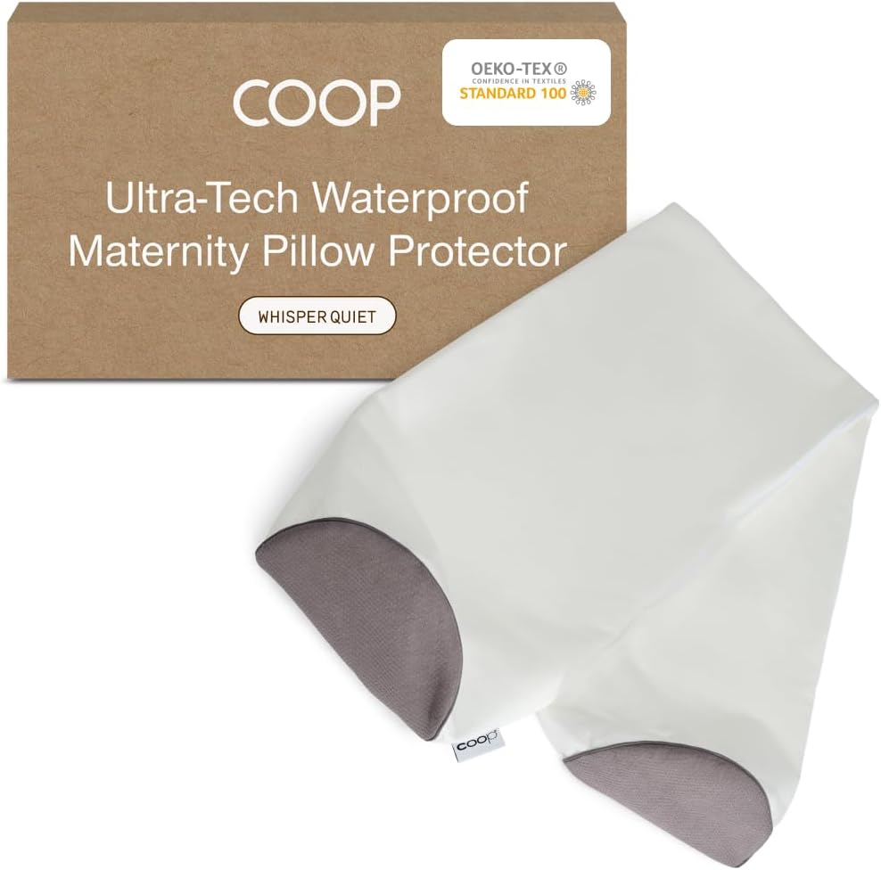 Coop Home Goods Ultra-Tech Pillow Protector for Memory Foam Pillows, Waterproof, Pack of 2 Queen Size Pillow Covers, Oeko-Tex Certified, Breathable, Zippered Covers, Machine Washable