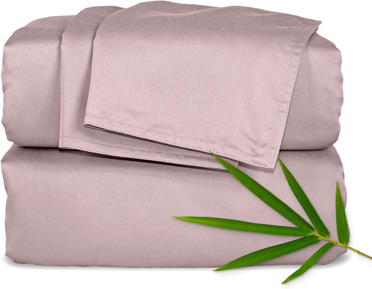 King Sheets by Pure Bamboo, Genuine 100% Organic Viscose Derived from Bamboo Bed Sheet Set, Luxuriously Soft & Cooling, Double Stitching, Lifetime Quality Promise (King, Ivory)