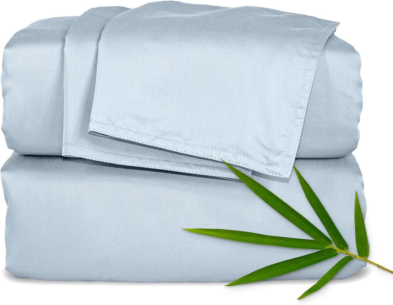 King Sheets by Pure Bamboo, Genuine 100% Organic Viscose Derived from Bamboo Bed Sheet Set, Luxuriously Soft & Cooling, Double Stitching, Lifetime Quality Promise (King, Ivory)